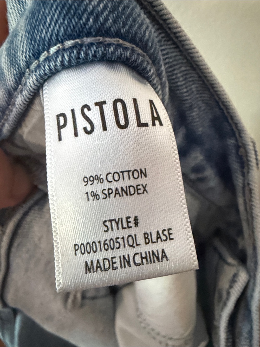 Pistola Lana Crop Jeans Size 33 - Picture 5 of 5